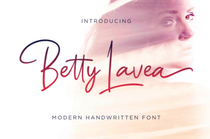 Betty Lavea font preview