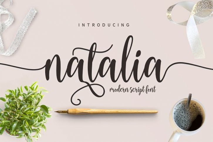Natalia font preview