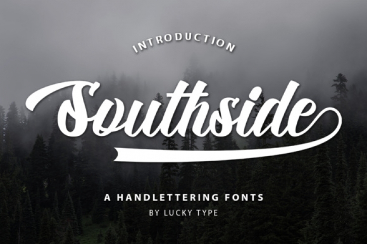 Southside Script font preview