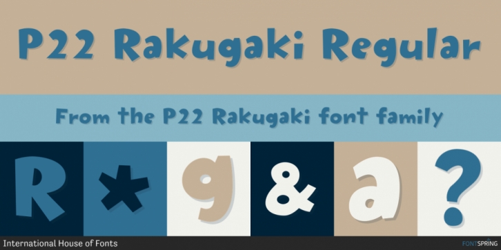 P22 Rakugaki font preview