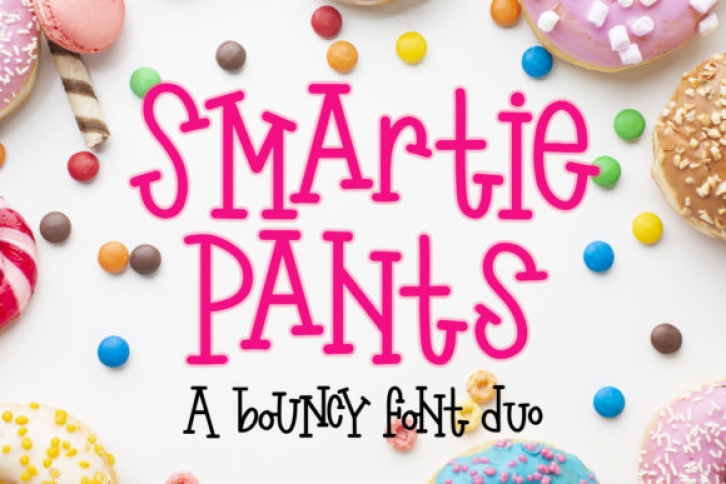 Smartie Pants font preview