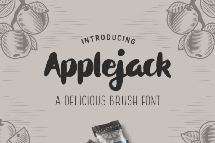 Applejack font preview