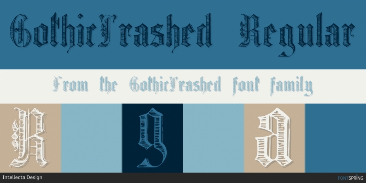 GothicTrashed font preview