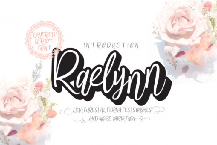 Raelynn font preview