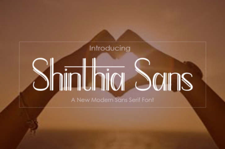 Shinthia font preview