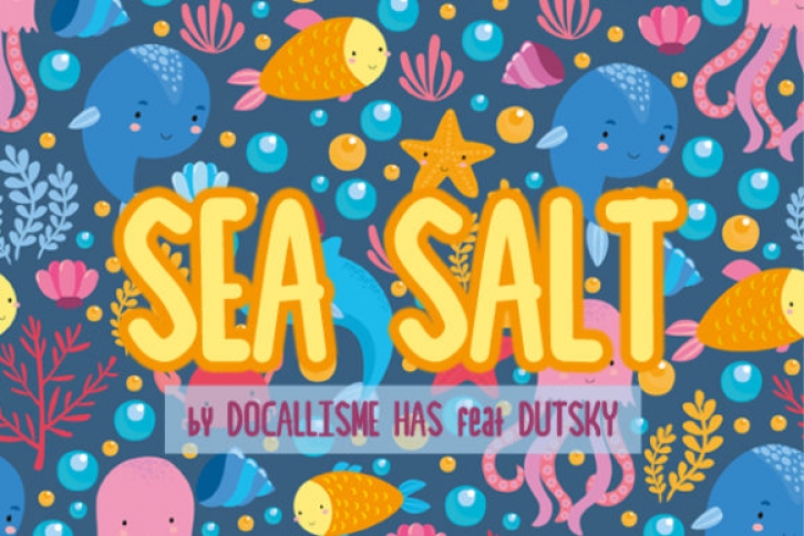 Sea Salt font preview