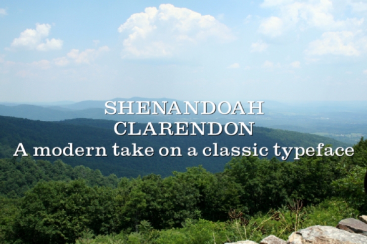 Shenandoah Clarendon font preview