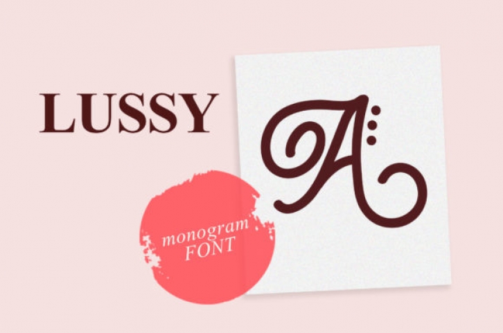 Lussy font preview
