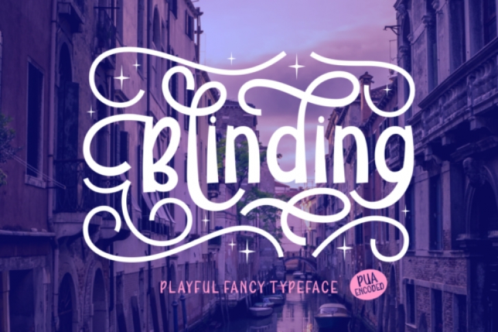 Blinding font preview