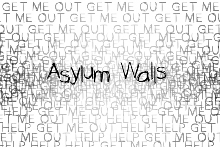 Asylum Walls font preview