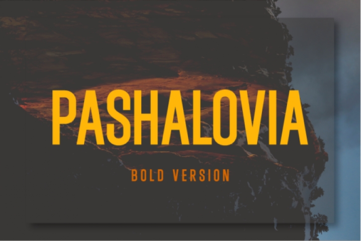 Pashalovia Bold font preview