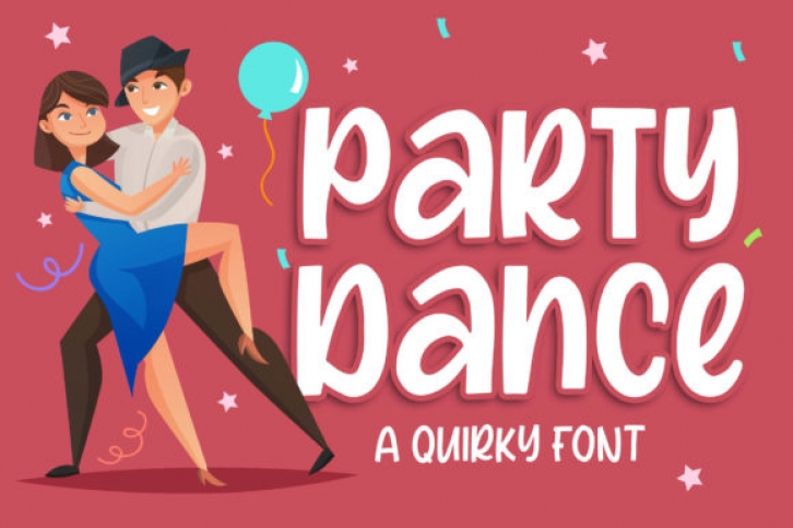 Party Dance font preview