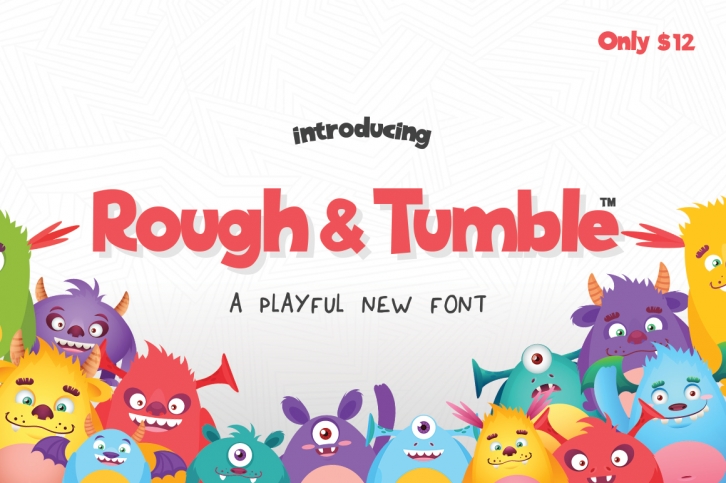 Rough & Tumble font preview