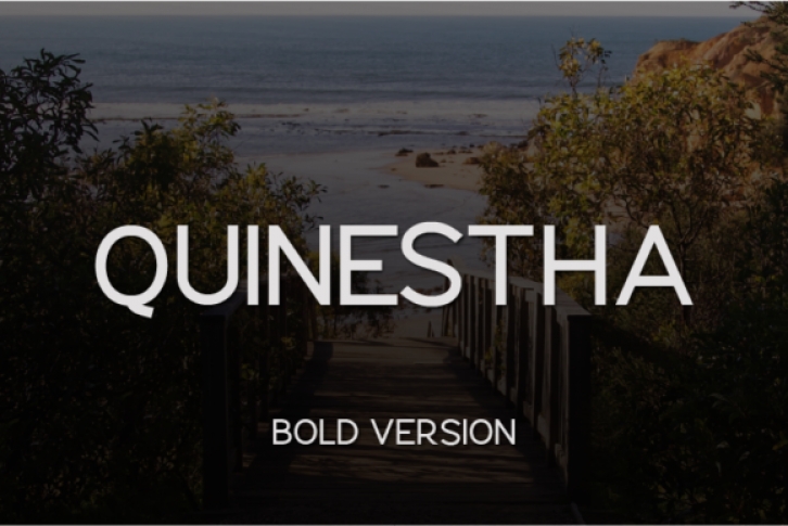 Quinestha Bold font preview
