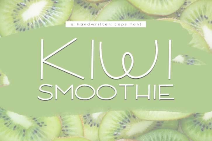 Kiwi Smoothie font preview