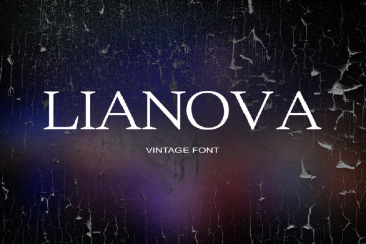 Lianova font preview