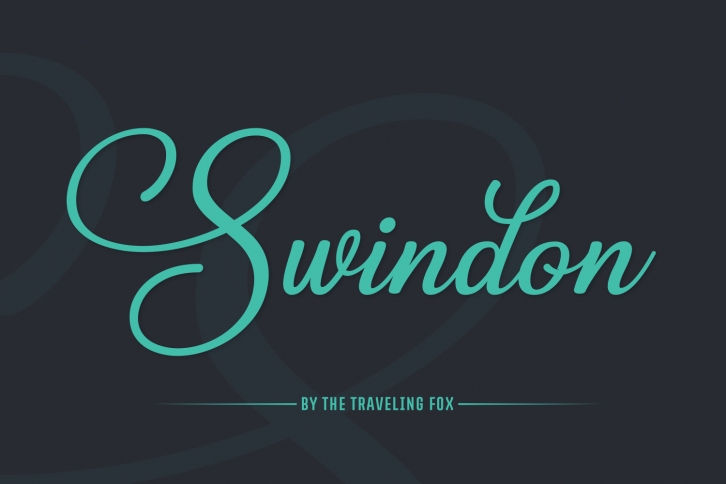 Swindon font preview