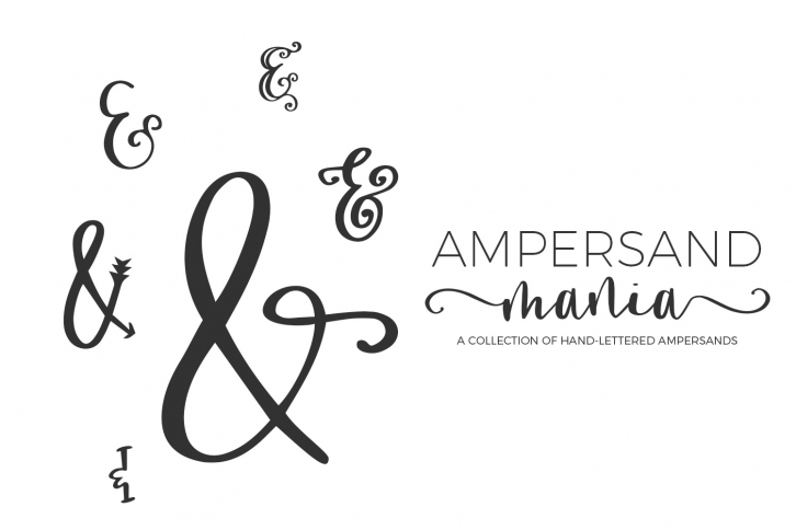 Ampersand Mania font preview