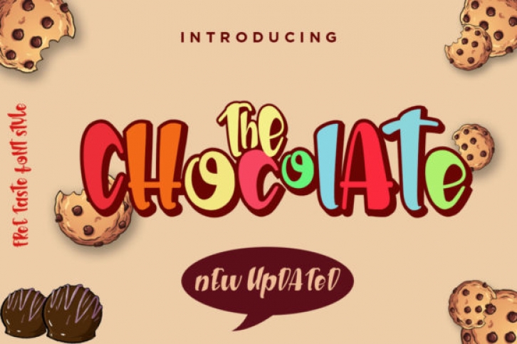 The Chocolate font preview