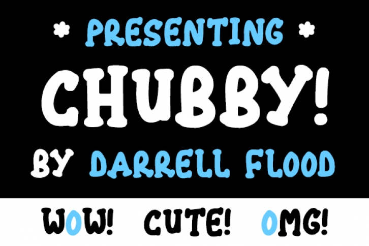 Chubby font preview