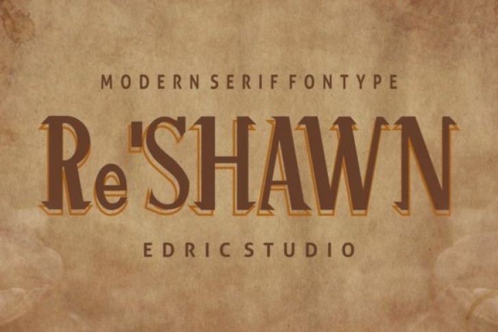 Re’shawn font preview