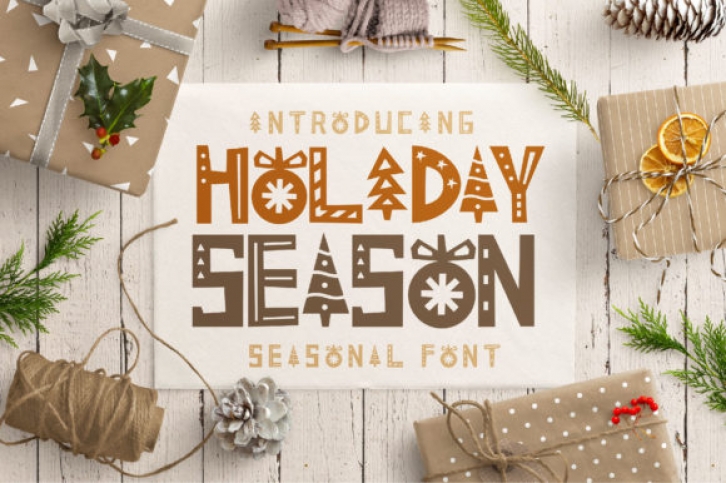Holiday Season font preview