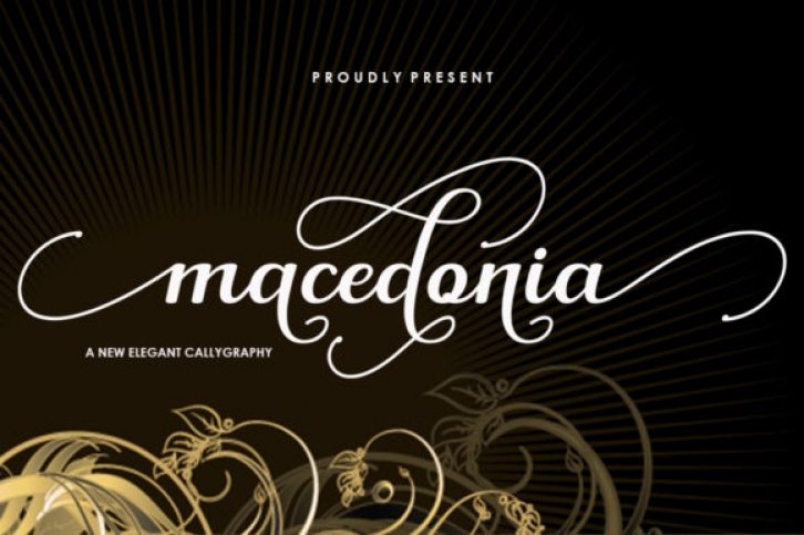 Macedonia font preview