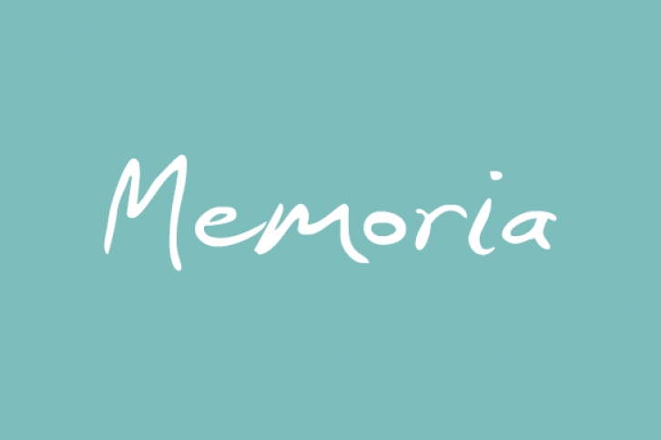 Memoria Family font preview
