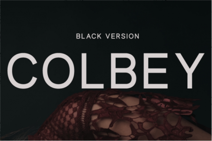 Colbey Black font preview