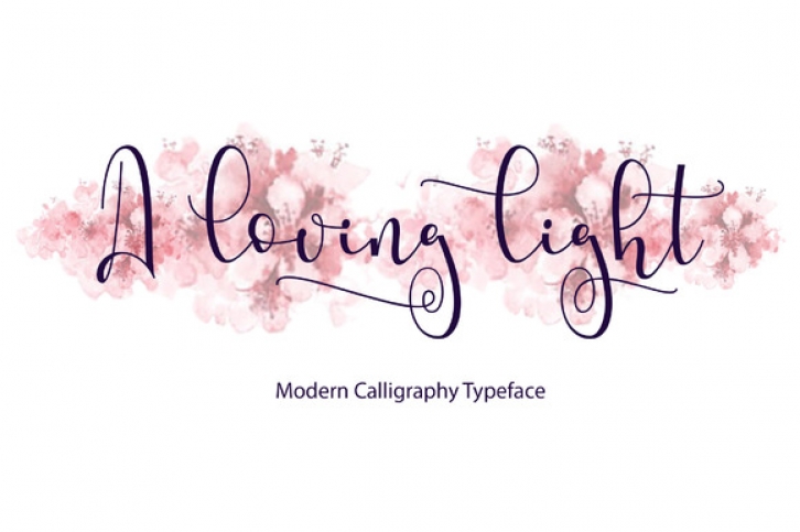 A Loving Light font preview
