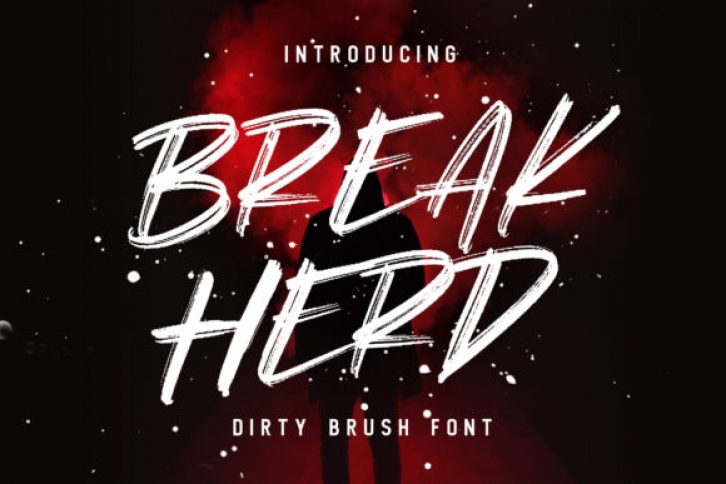 Break Herd font preview