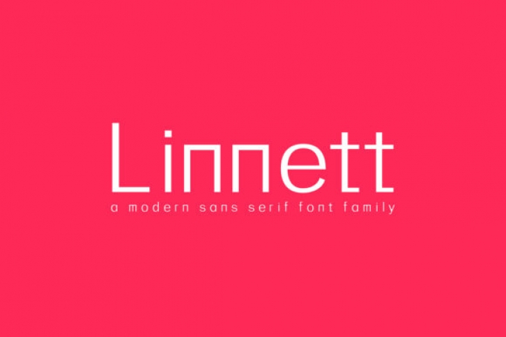 Linnett Family font preview