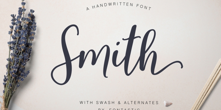 Smith Script font preview