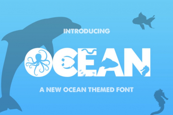 Ocean font preview