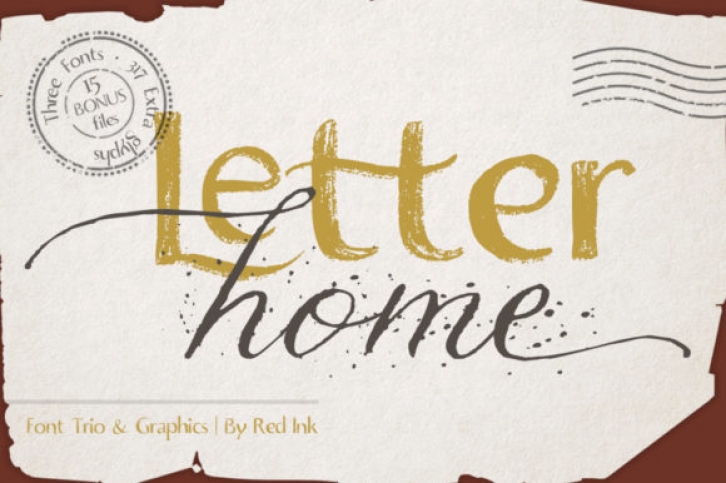 Letter Home font preview