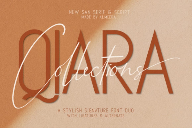 Qiara Duo font preview