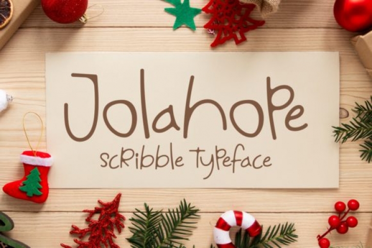 Jolahope font preview