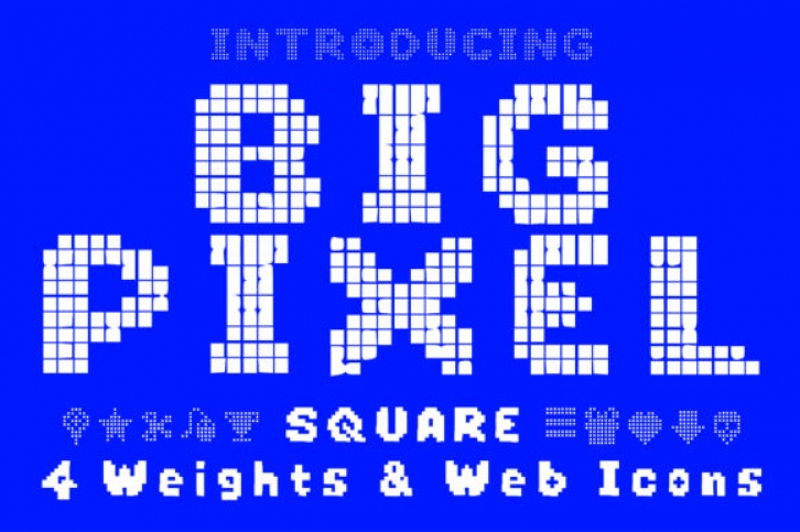 Big Pixel font preview