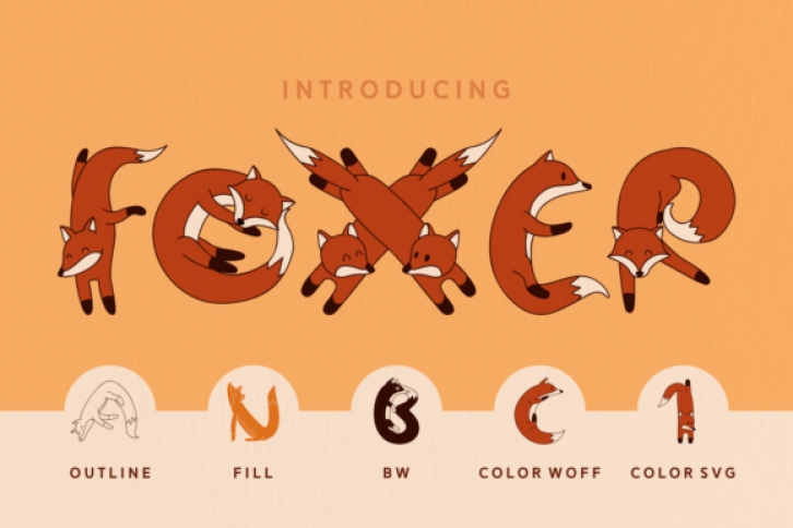 Foxer font preview