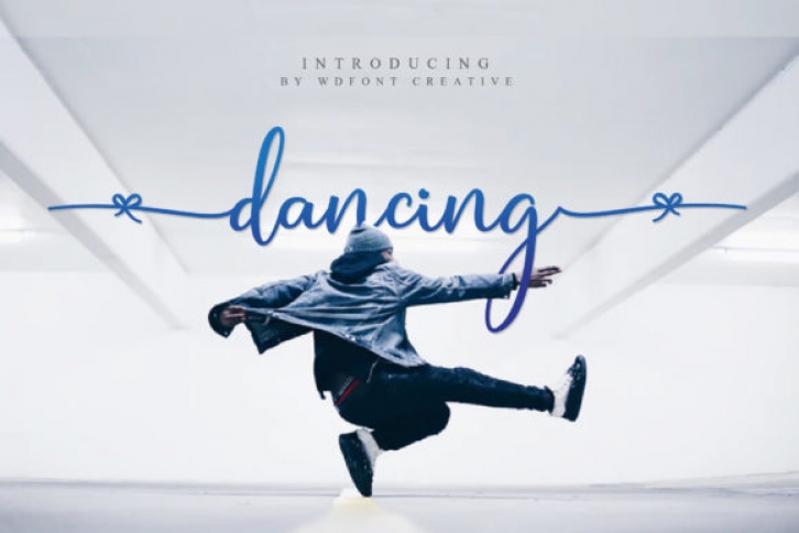 Dancing font preview
