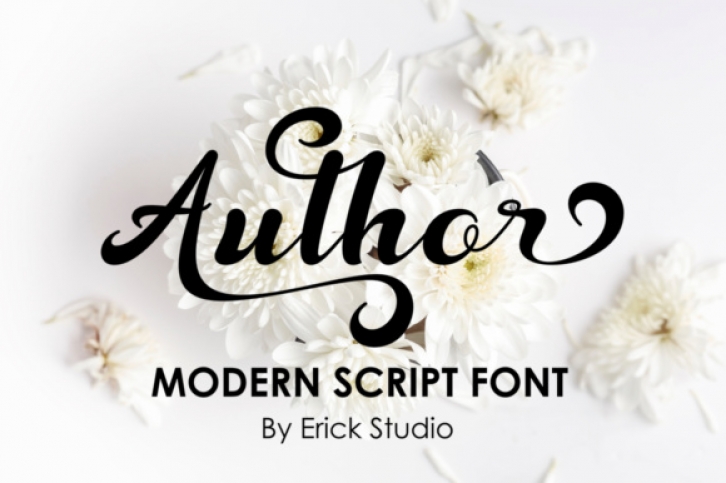 Author font preview