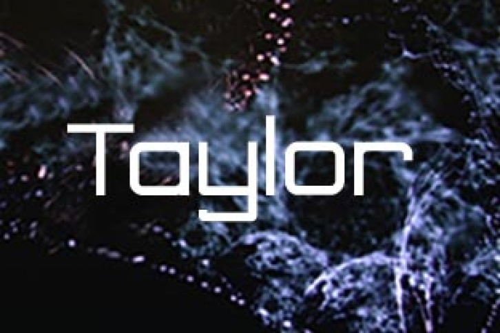 Taylor font preview