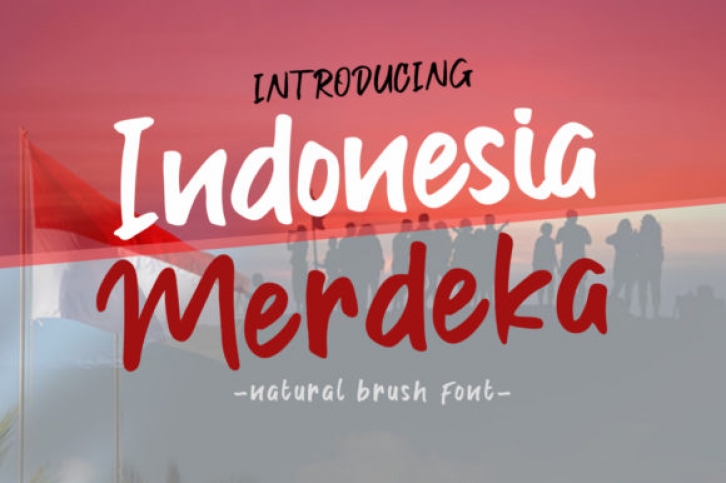 Indonesia Merdeka font preview