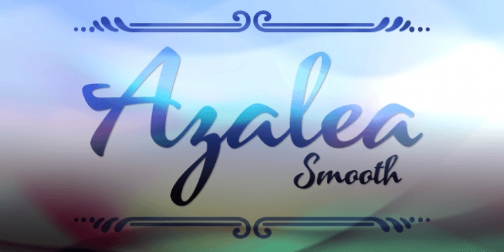 Azalea Smooth font preview
