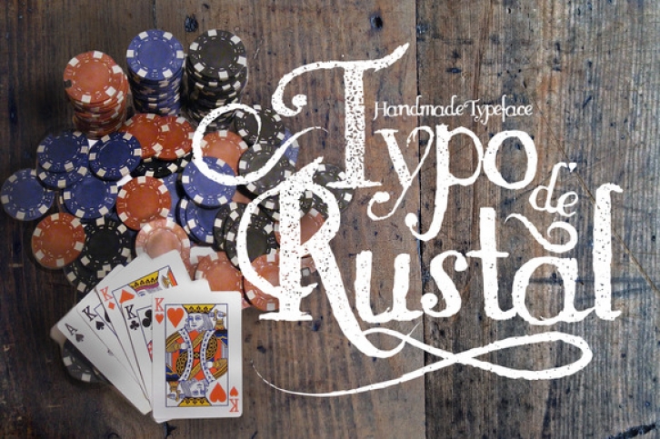 Rustal Typo font preview