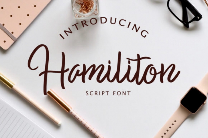 Hamiliton font preview