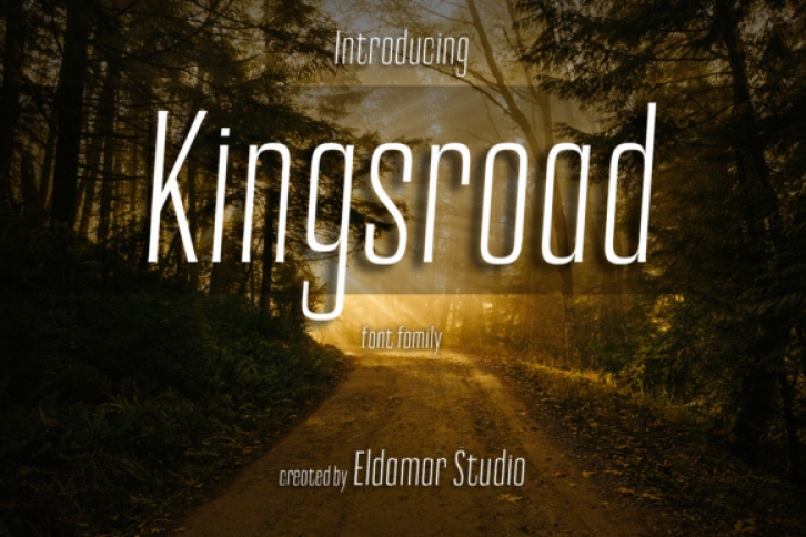 Kingsroad font preview