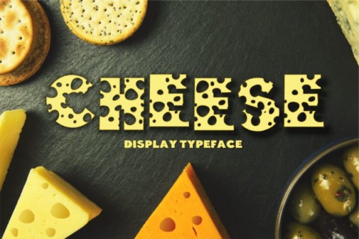 Cheese font preview