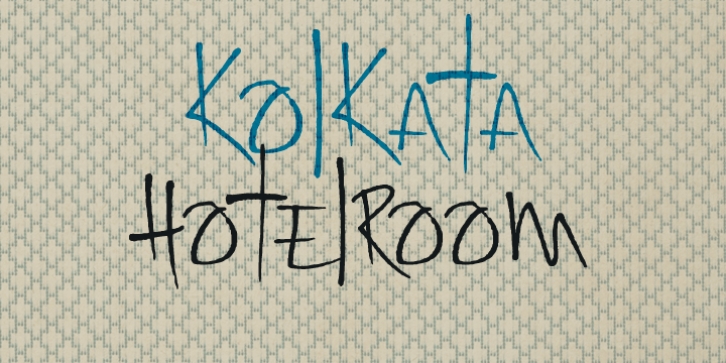 Kolkata Hotelroom font preview