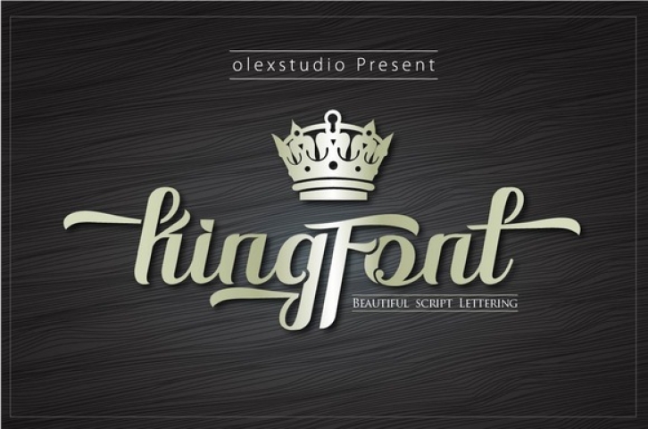 Kingfont Script font preview
